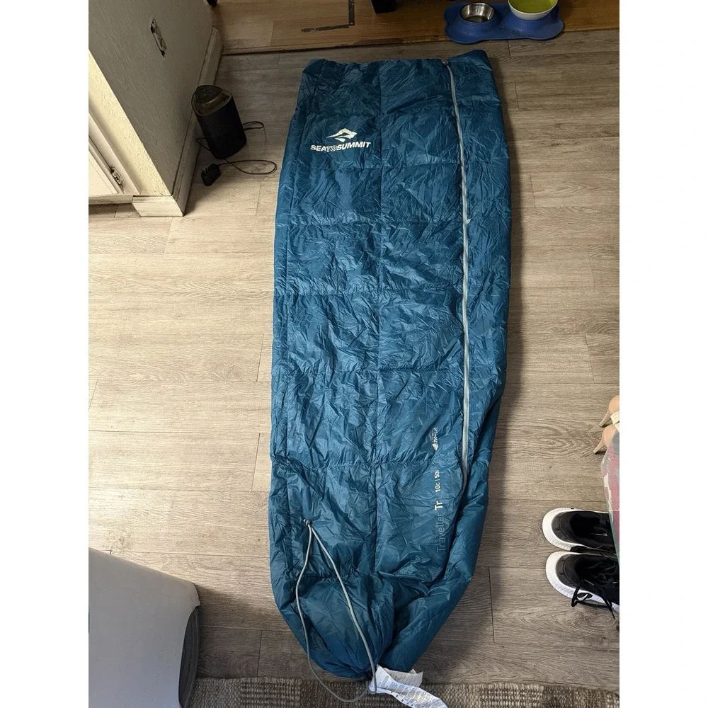 Sea to Summit Traveller TrI LONG Down Sleeping Bag 50°F Ultralight Backpacking
